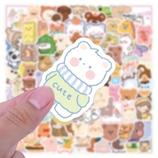 200 cái Sticke thỏ /gấu/cầu vòng cute chống nước mã 101 - PK10