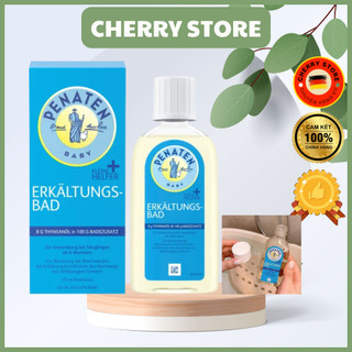 Tinh dầu tắm chống cảm Penaten 125ml cho bé từ sơ sinh, sữa tắm, kem dưỡng, dầu massage, kem hăm  [Đức] [Khuyến mại]