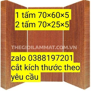 Bộ 3 tấm làm mát quạt hơi nước kt 70×60×5 và 2 tấm 70×25×5