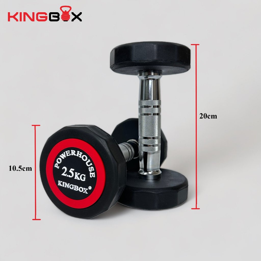 Tạ Tay Thép King Box Loại 2.5KG - FED25
