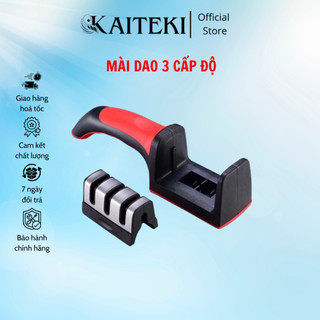 Dụng cụ mài dao kéo 3 khe 3 cấp độ KAITEKI cầm tay tiện lợi, nhanh bén siêu tiện lợi