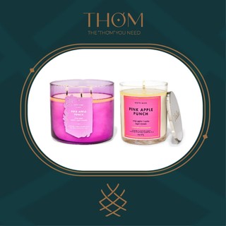 Pink apple punch | nến thơm phòng 1 bấc 3 bấc bath and body works nến bbw