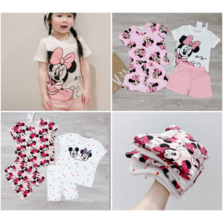 Set 2 bộ cotton Minnie bé gái 2-6y