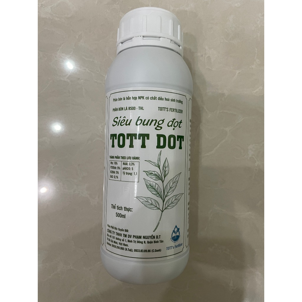 SIÊU BUNG ĐỌT - TOTT DOT CHAI 500ML