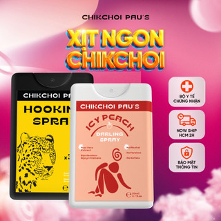 Xịt ngon CHIKCHOI PAU'S combo 2 vị xịt ngon lạnh nam nữ, the mát 20 ml