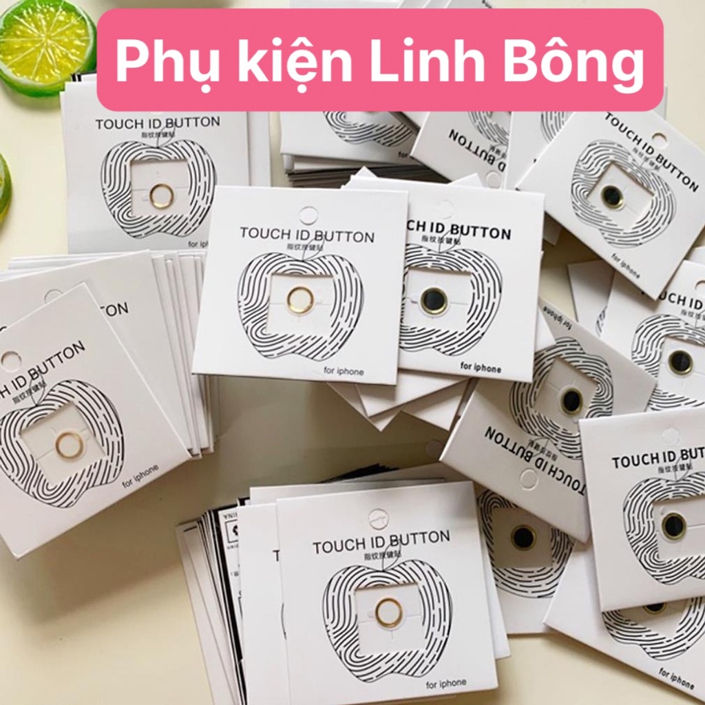 Dán Home - Nút Home (Có Vân Tay) màu đen, trắng
