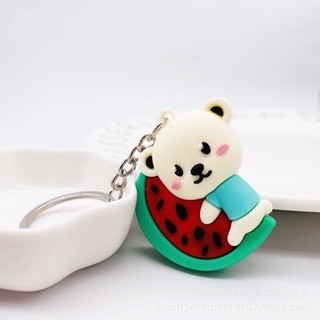 Móc Khóa Gấu Ôm Dưa Hấu - Mã 043 - PK4