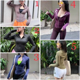 Áo khoác tập gym nữ siêu ôm body,vạt bầu dài tay co dãn, thoáng khí và chống thấm mồ hôi - girlsold