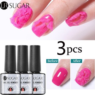 UR SUGAR Nước Phá Gel Nước Phá Gel Lạnh Base Top Dụng Cho Dân Làm Móng Phá Sơn Gel Nail 3pcs