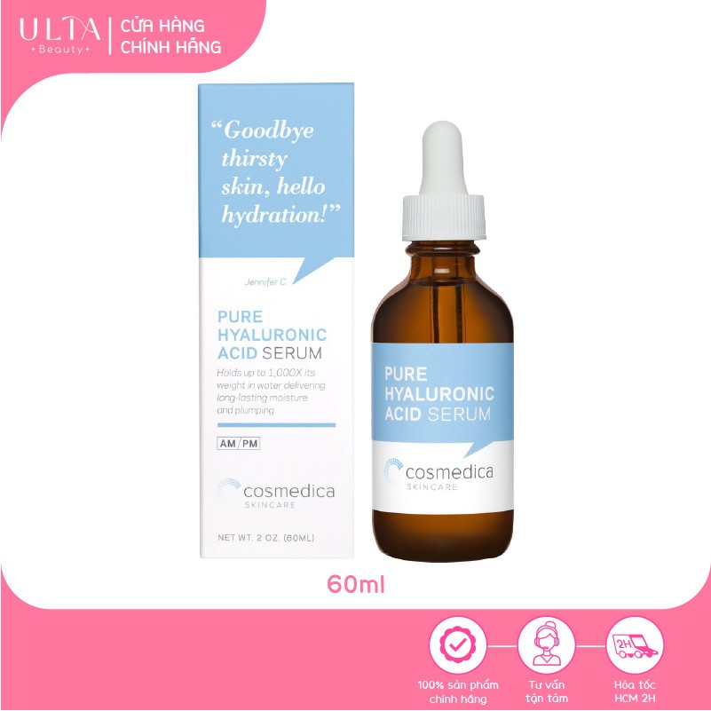 Tinh Chất Dưỡng Ẩm Cosmedica Pure Hyaluronic Acid Serum