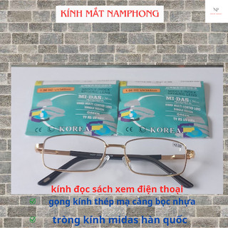Kính đọc sách xem điện thoại ,kính lão ,kính viễn tròng meka cao câps