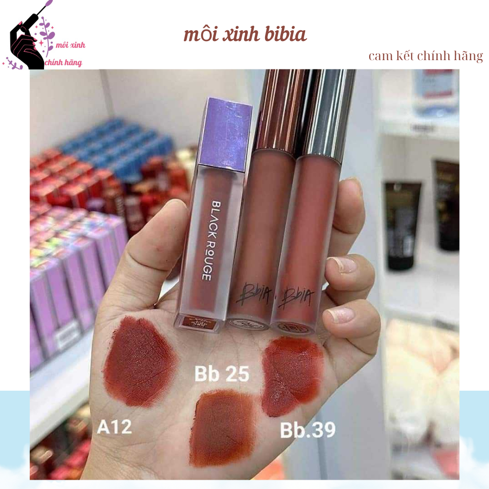 Son kem Bbia Last Velvet Lip Tint Full màu 04 13 23 24 25