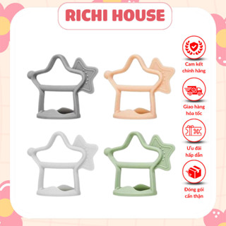 Gặm Nướu Moyuum Hình Ngôi Sao Hàn Quốc, Có Quai Cầm Chống Rơi, Cho Bé 3m++