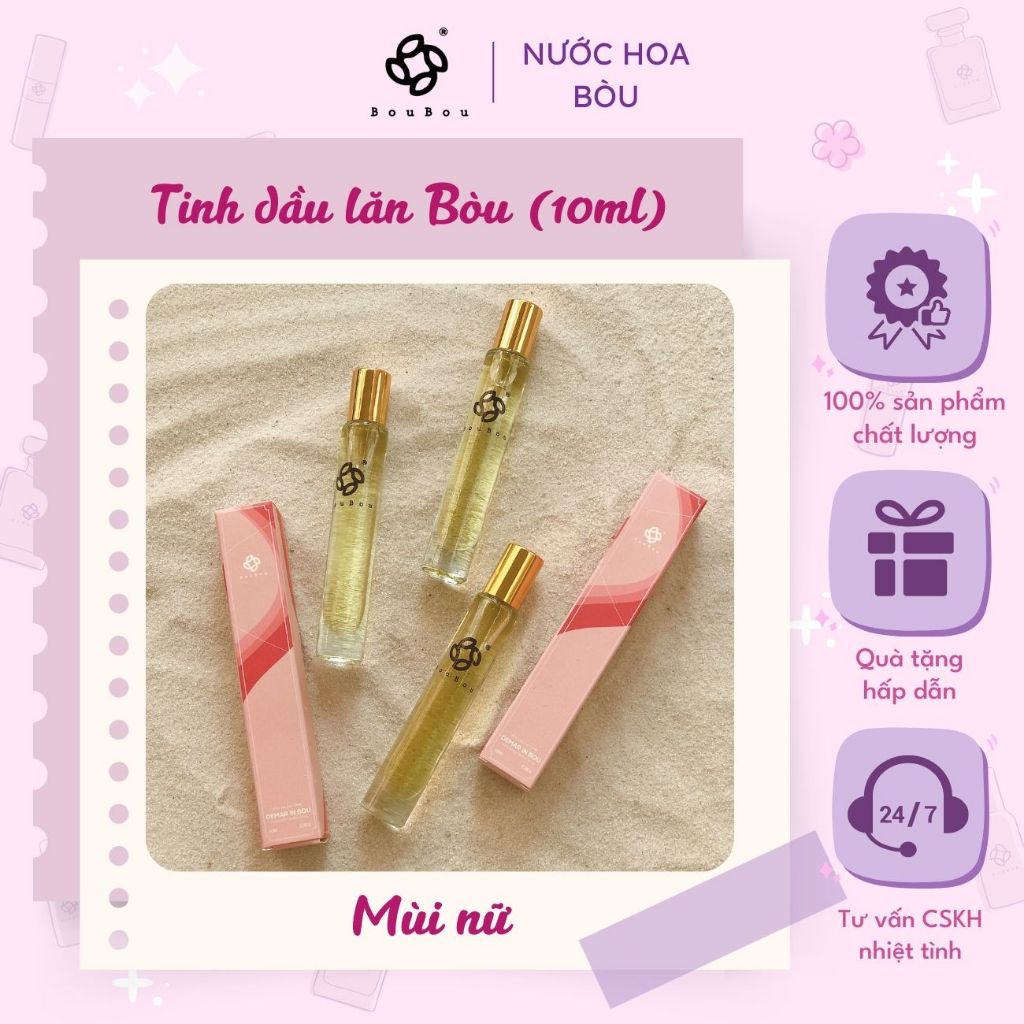 [BÒU PERFUME] - NỮ - Tinh dầu lăn 10ml chai mới
