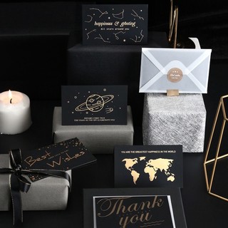 Túi quà tặng túi giấy cứng / thiệp kèm thư thiệp chúc mừng