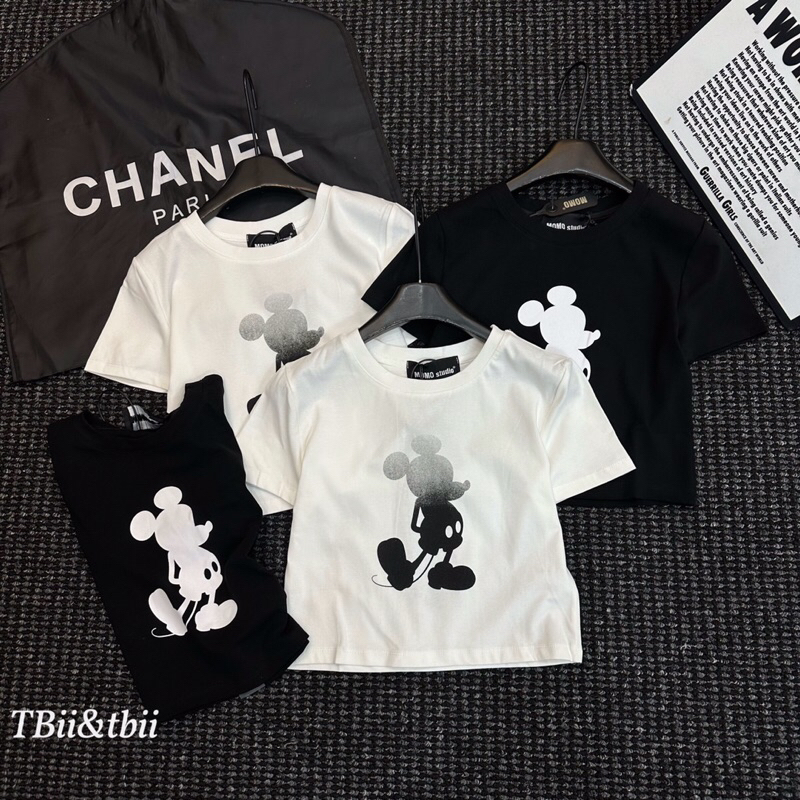 (TB) Áo thun croptop Mickey