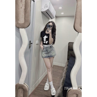 (TB) Áo thun croptop Mickey