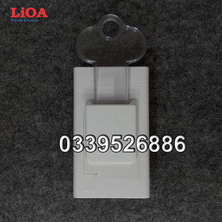 Bộ công tắc ngắt điện chìa khóa kiểu A LiOA 20A - Dùng cho nhà nghỉ, khách sạn