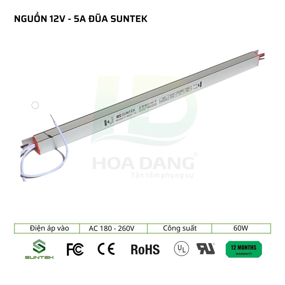 Nguồn hộp đèn siêu mỏng 12V, nguồn 12v, nguồn đèn LED, nguồn mỏng, nguồn hộp đèn siêu mỏng