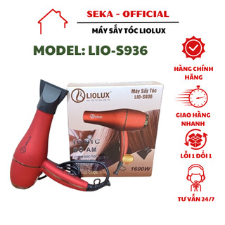 Máy sấy tóc Seka/Liolux công suất 1600W, chế độ sấy 2 chiều, tạo kiểu tóc chuyên nghiệp bảo hành 12 tháng
