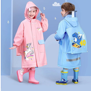 Áo mưa trẻ em EVA Trường mẫu giáo cho học sinh tiểu học với túi đựng toàn thân mưa poncho