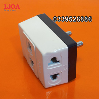 Ổ cắm 3 ngả lioa lỗ cắm siêu chắc
