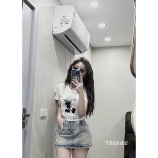(TB) Áo thun croptop Mickey