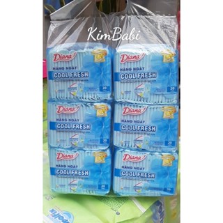  Lốc 6 gói Băng Vệ Sinh Diana Hàng Ngày Cool Fresh Gói 20 Miếng 