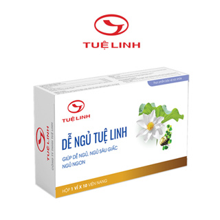 Quà tặngDễ ngủ Tuệ Linh Chính hãng - 2 Hộp, 10 viên Date tháng 5 - 2024