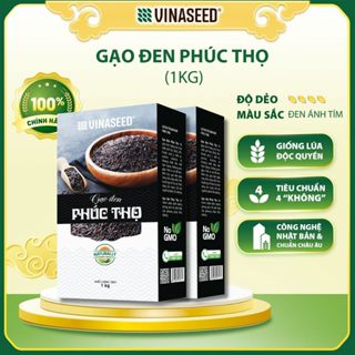Combo 2 Gạo Lứt Đen Phúc Thọ Vinaseed túi 1kg