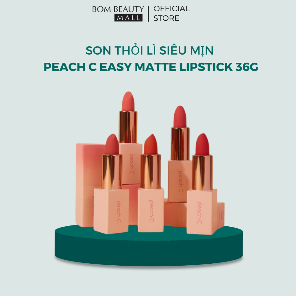 Son Thỏi Lì Siêu Mịn Peach C Easy Matte Lipstick