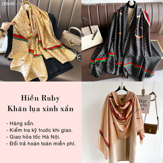 Khăn lụa dài 180x90 mềm mại quàng cổ, choàng ... mã số 180x90 - 10,11