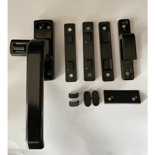 Tay gạt đơn điểm KINLONG cửa sổ nhôm Xingfa (tay gài, tay chốt cửa nhôm xingfa) (Đen/Trắng)