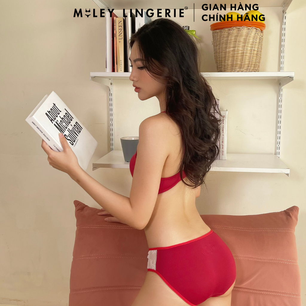 Bộ Đồ Lót Cúp Ngang Thun Lạnh Red Mystique Miley Lingerie BRM04002_FMM0405