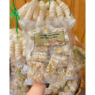 Cốm Nếp Lá Dứa Đậu Phộng 500Gam