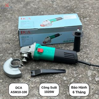 Máy mài góc dca asm10-100 công suất cao 1020w, có điều tốc chuẩn lõi đồng chính hãng dca điện máy quyết trang