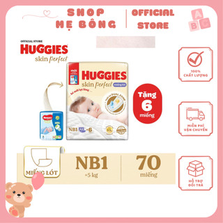 MIẾNG LÓT SƠ SINH HUGGIES DRY NB1-64 miếng/ NB1-108 miếng