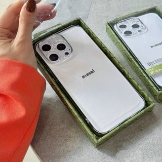 iPhone 13 đến> 15 Pro Max _Ốp lưng Memumi cứng Trong suốt bảo vệ camera chống ố màu