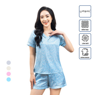 Bộ pijama họa tiết đùi nữ Laroma