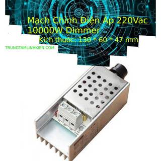 Dimmer ac 10000w điều chỉnh tốc độ động cơ motor điều chỉnh nhiệt độ 220vac