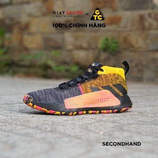 Giày thể thao dame 5 gca black yellow ef9370 - giày cũ chính hãng