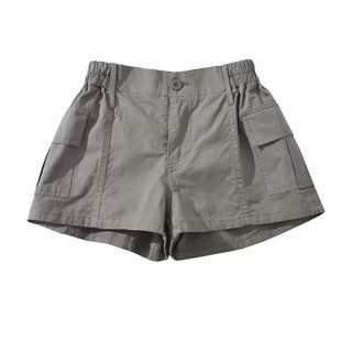 Quần Short Kaki Túi Hộp Dáng Ngắn Phong Cách Retro 𝘽𝙮𝘾𝙖𝙢𝙘𝙖𝙢