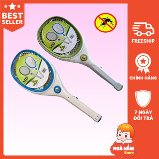 Vợt muỗi tích điện md, vợt muỗi cầm tay loại đẹp, vợt bắt muỗi cầm tay chính hãng md