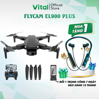 Flycam L900 PRO máy bay điều khiển từ xa camera 4K hình ảnh sắc nét dung lượng pin lớn định vị GPS [GD460]