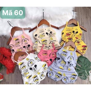 Bộ Dây bé gái cotton 4c -2 dây bé gái