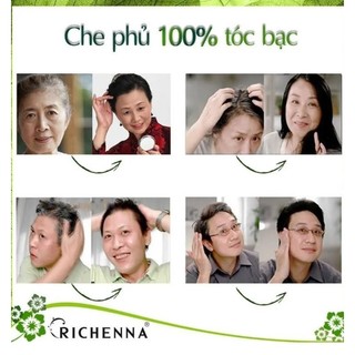 Thuốc nhuộm tóc phủ bạc Richenna Hàn Quốc ( mẫu mới)