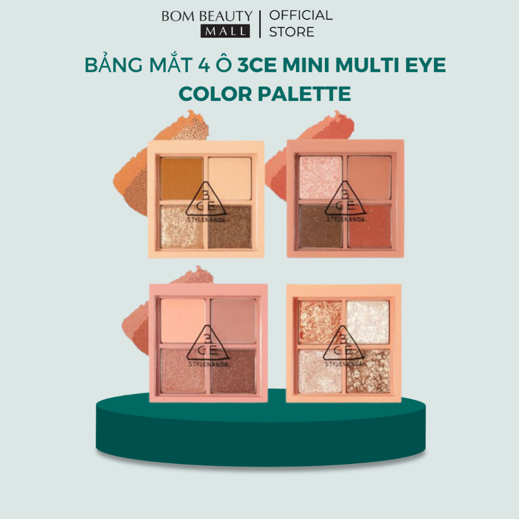 Bảng Phấn Mắt 4 Ô 3CE Mini Multi Eye Color Palette