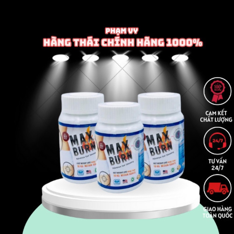 VIÊN MAXXX BURN SLIMMING THAILAN 30 VIÊN