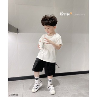 ÁO CỘC TAY THUN TĂM BASIC CHO BÉ