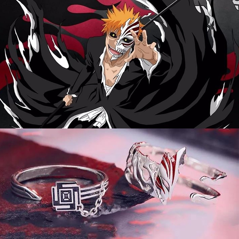 Nhẫn KUROSAKI ICHIGO Bleach phụ kiện trang sức cosplay anime chibi thời trang